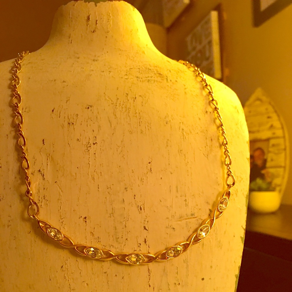 Gold and Diamond Necklace